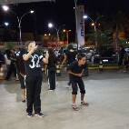 Integrantes do JOCUM encenam no Hipermateus.