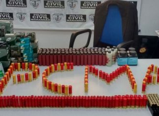 Polícia Civil apreende 1.520 munições no município de Balsas