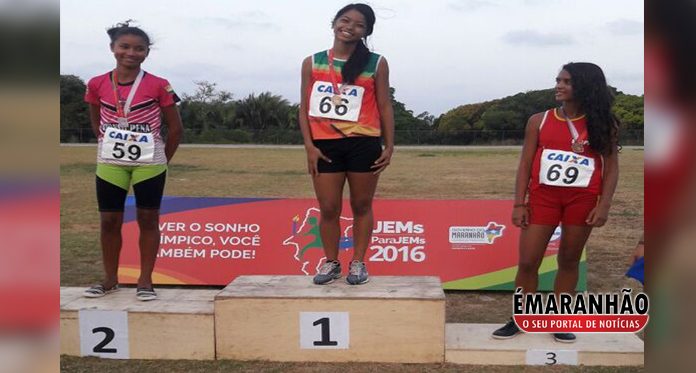 Atleta codoense é bicampeã dos JEMs e representará o Maranhão nos Jogos Escolares da Juventude em João Pessoa – PB