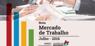 Imesc divulga Nota de Mercado de Trabalho de Julho/2016