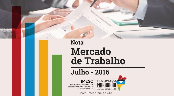Imesc divulga Nota de Mercado de Trabalho de Julho/2016