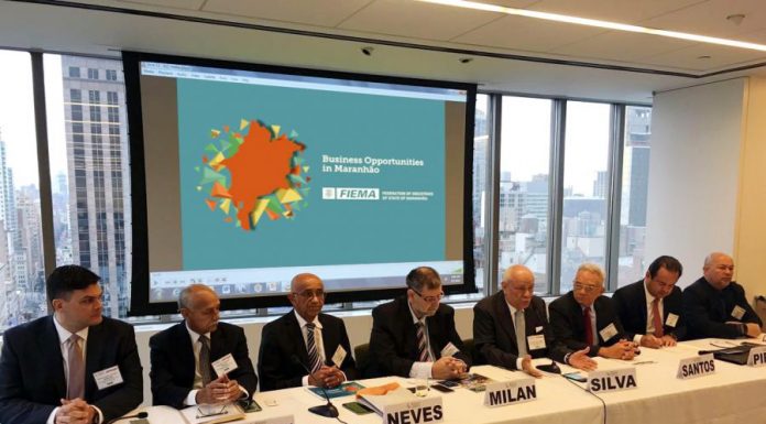 Presidente da Fiema apresenta em New York boas oportunidades de negócios no Maranhão