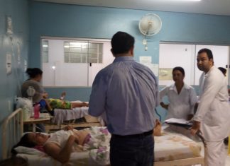 Chuva em Balsas e o prefeito eleito, dr. Erik Silva acompanha doentes no HBU