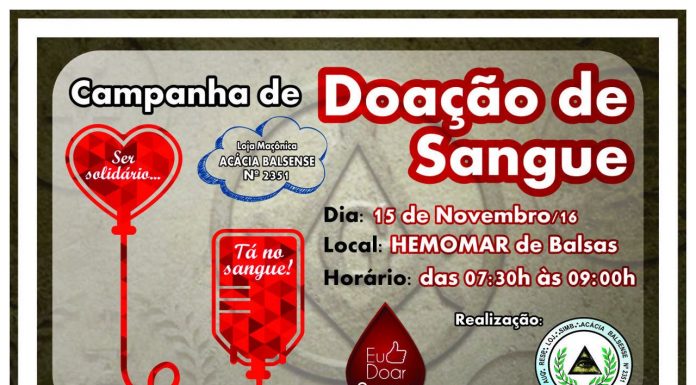 Campanha: Ser Solidário, tá no Sangue.