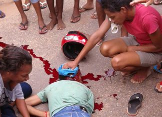 Assaltante leva tiro do próprio vendedor de abacaxi e morre no local
