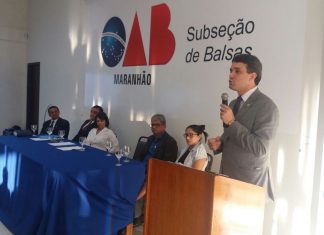 Primeira solenidade de compromissos dos novos advogados da OAB Subseção de Balsas.