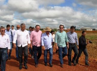 Governo, Faema e parceiros dão boas vindas ao grupo empresarial do agronegócio.