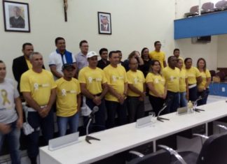 MAIO AMARELO: em sessão solene Câmara Municipal homenageia responsáveis pelo trânsito