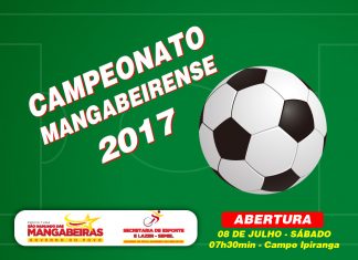 Campeonato Mangabeirense de Futebol iniciará neste sábado, 08.