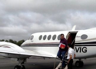 Heringer Táxi Aéreo fez pouso com Flávio Dino em aeroporto interditado no Maranhão