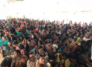 Grande bazar do Premevi de Balsas. CRB quase não coube interessados.