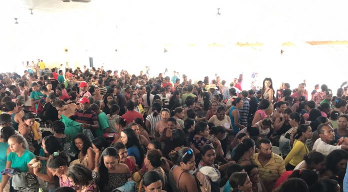 Grande bazar do Premevi de Balsas. CRB quase não coube interessados.