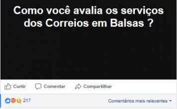 Inconformados, internautas avaliam os serviços dos Correios, em Balsas/MA