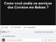 Inconformados, internautas avaliam os serviços dos Correios, em Balsas/MA