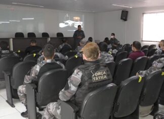 PMs do 4º Batalhão, em Balsas, são orientados como adentrarem em residências, com autorização do morador