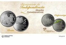 BC lança moeda colorida para celebrar 200 anos da Independência