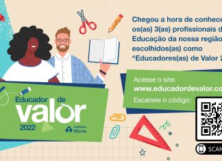 Campanha “Educador de Valor” 2022 reconhece profissionais de Educação nos territórios de atuação do Instituto Alcoa