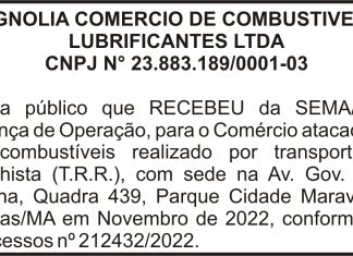EDITAL: Licença de Operação