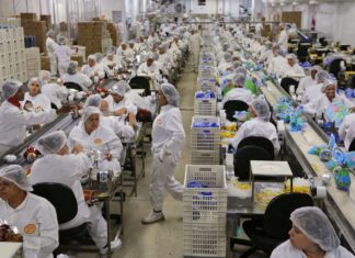 Preços na indústria caem 1,29% em dezembro