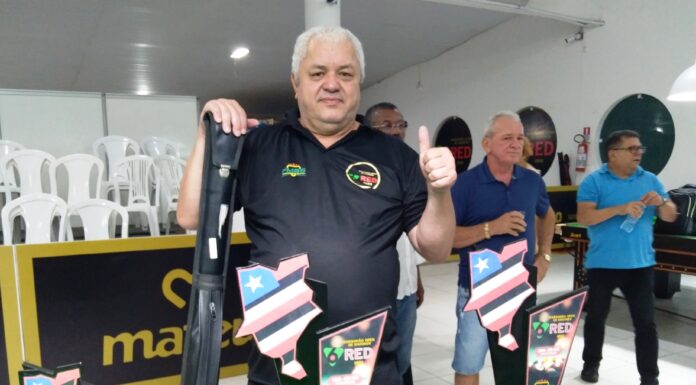 Maranhense de Balsas, o atleta Jota vence o 8º Campeonato Norte-Nordeste de Snooker Six Red/Maranhão Open