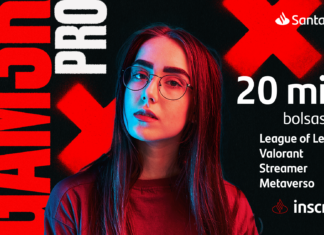 Santander Gamer Pro oferece 20 mil bolsas de estudo para formação em jogos, streaming e metaverso