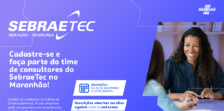Sebrae MA abre edital para credenciamento de consultores no programa Sebraetec
