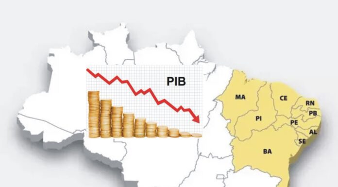Nordeste registra queda de 1,08% no PIB do terceiro trimestre de 2023, segundo 4intelligence
