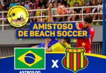 Balsas recebe nesta quarta-feira o Amistoso Beach Soccer entre a seleção brasileira X Sampaio Correia