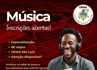 UFMA inicia processo seletivo para primeiro curso em especialização em música do Estado do Maranhão