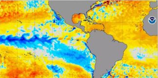 NOAA: La Niña está estabelecido e deve persistir até o trimestre entre fevereiro e abril