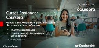 Maranhenses podem concorrer a 10 mil vagas gratuitas do Santander para cursos relacionados a marketing e comunicação, soft skills, sustentabilidade e ciência de dados