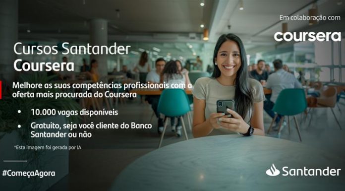 Maranhenses podem concorrer a 10 mil vagas gratuitas do Santander para cursos relacionados a marketing e comunicação, soft skills, sustentabilidade e ciência de dados