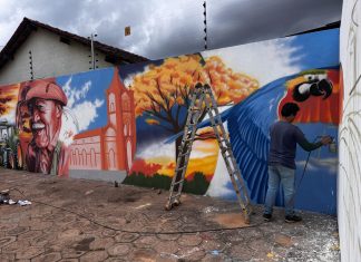 Felipe Crispim representa Balsas em edital inédito de grafite promovido pelo Governo do Maranhão