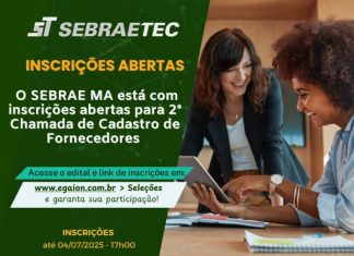Sebrae/MA abre Edital para cadastramento de empresas para o SEBRAETEC em todo o Estado